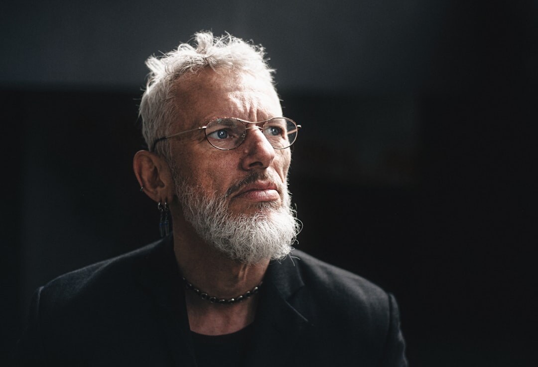 Portrait of a senior editorial director man