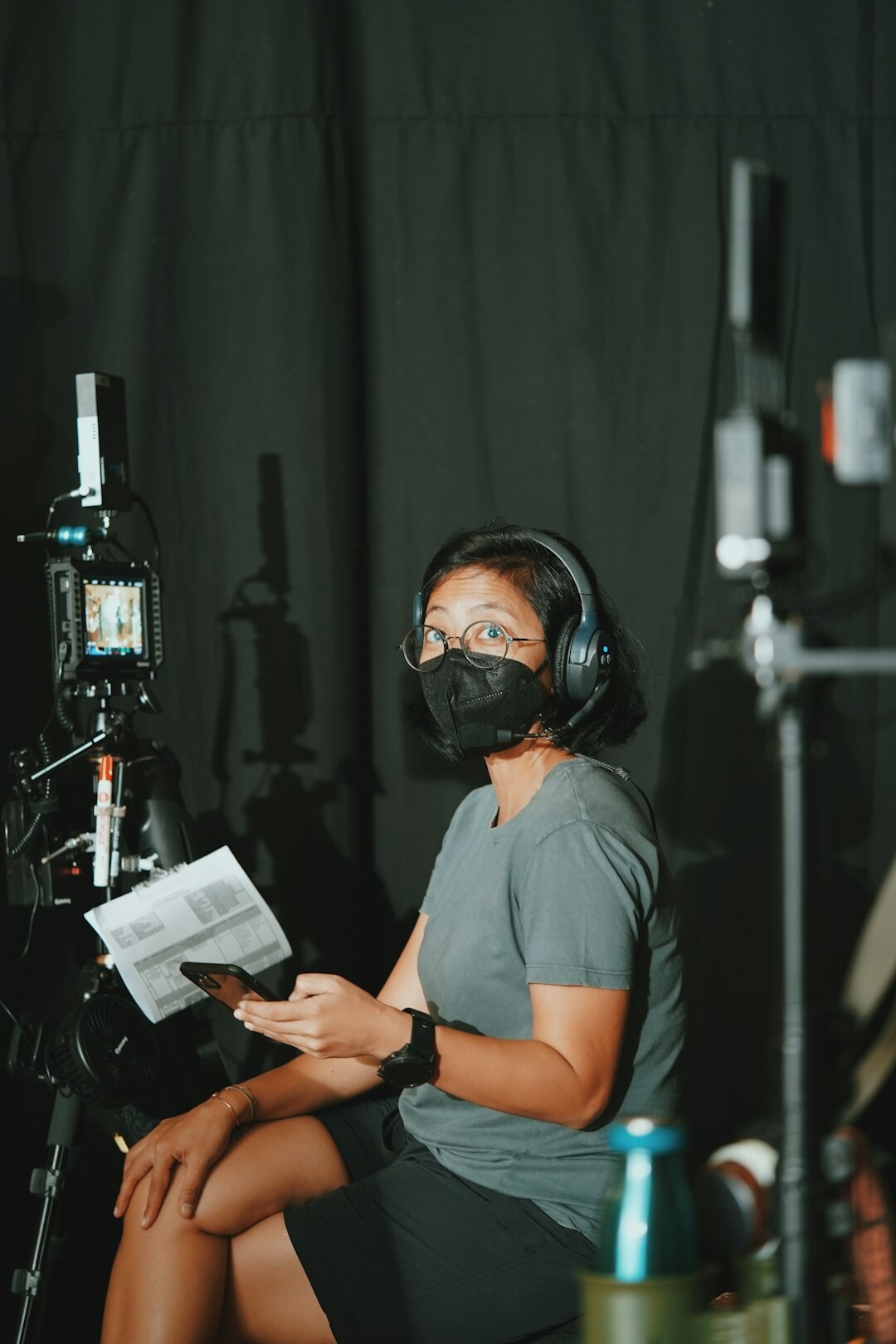 Portrait of a woman live production coordinator